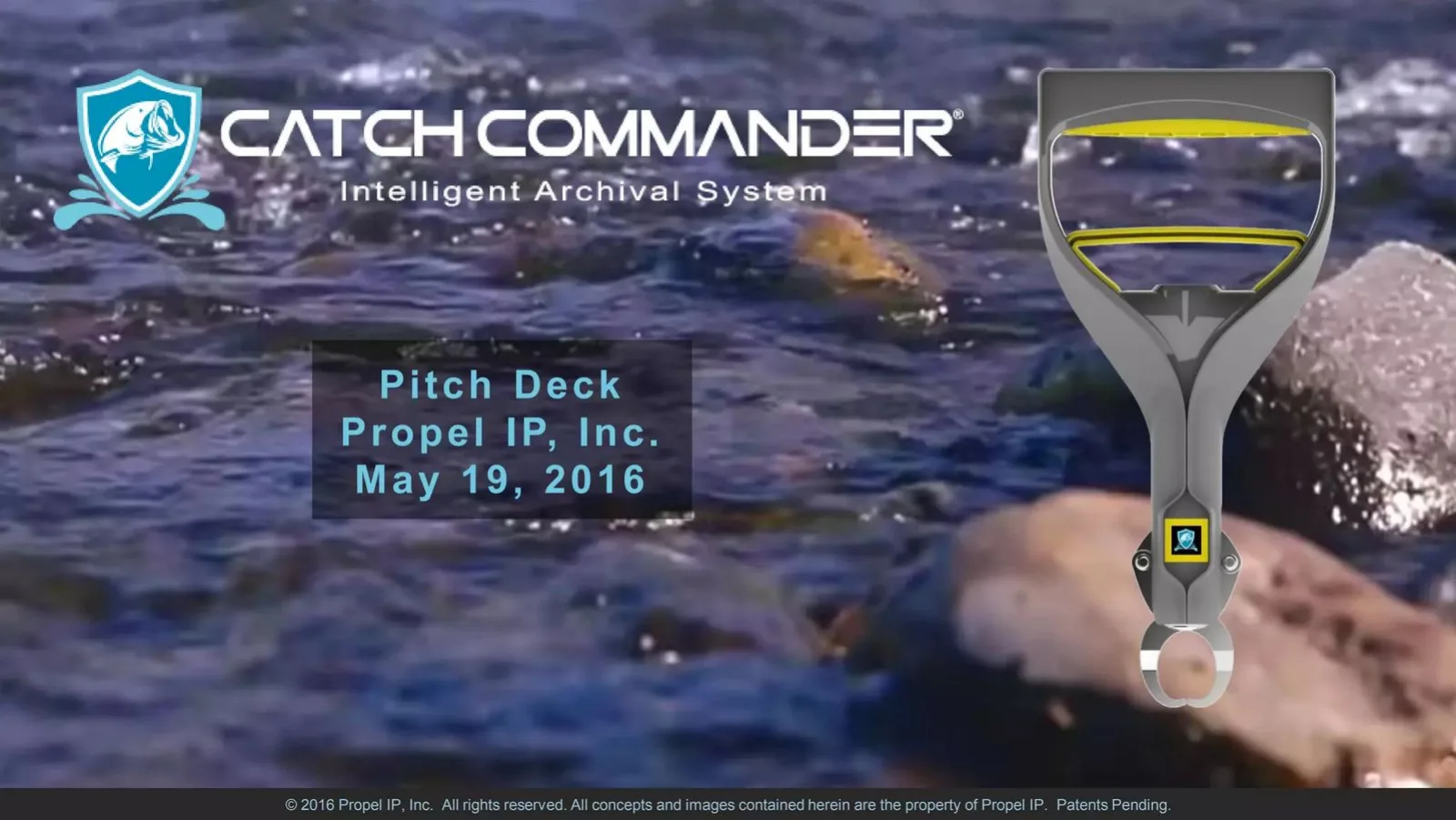 Propel IP, Inc. (Catch Commander) pitch deck slide