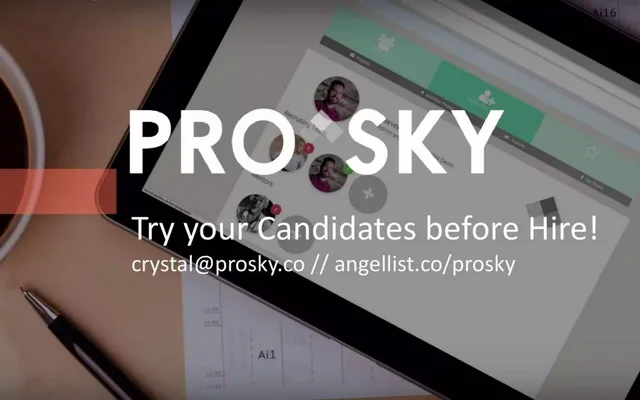 ProSky pitch deck cover