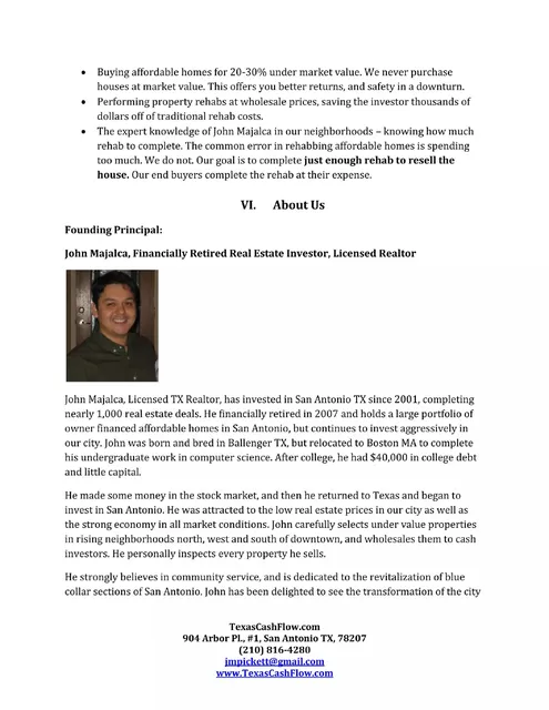 Team slide 6 from TexasCashFlow.com