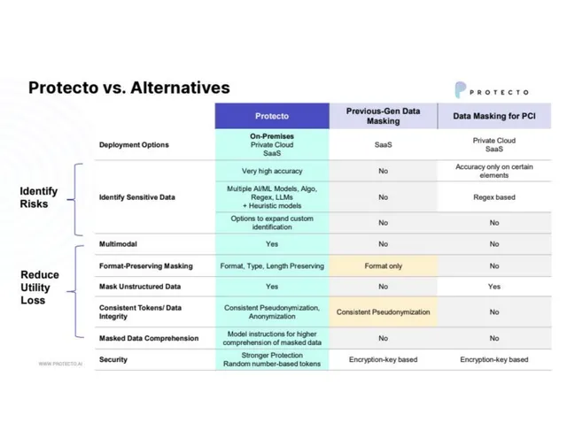 Competitors slide 10 from Protecto