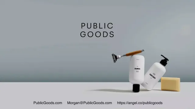 Public Goods pitch deck cover