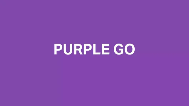 Purple Go pitch deck cover