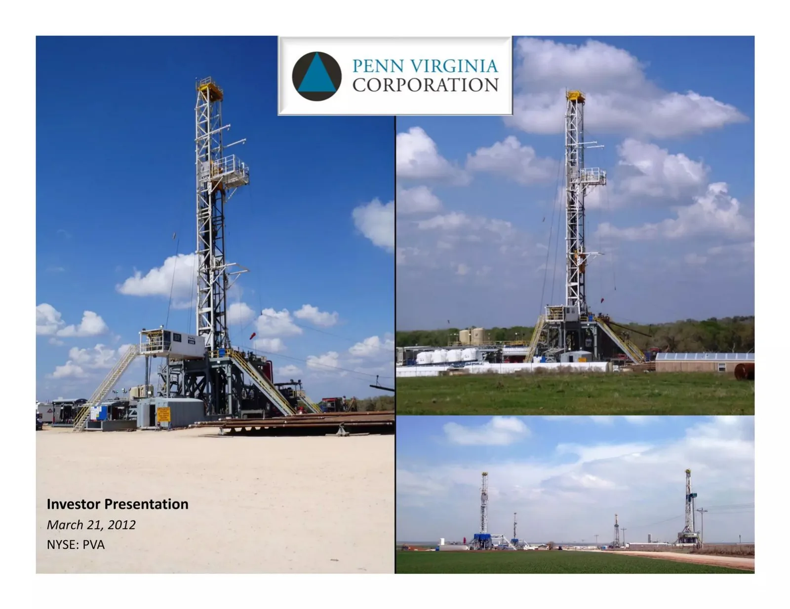 Penn Virginia Corporation (PVA) pitch deck slide