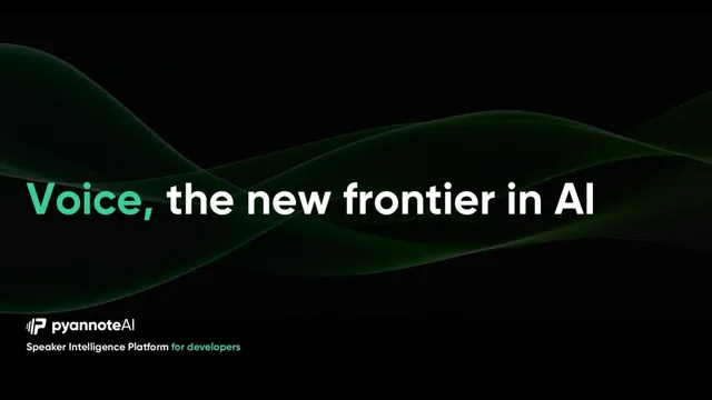 PyannoteAI pitch deck cover