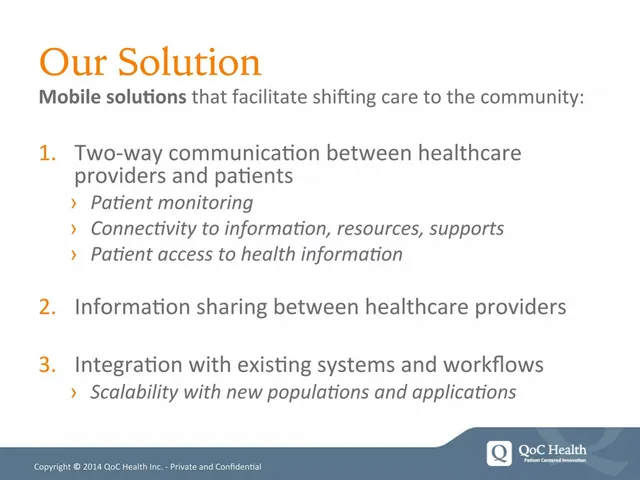 Product / solution slide 4 from QoC Health Inc.