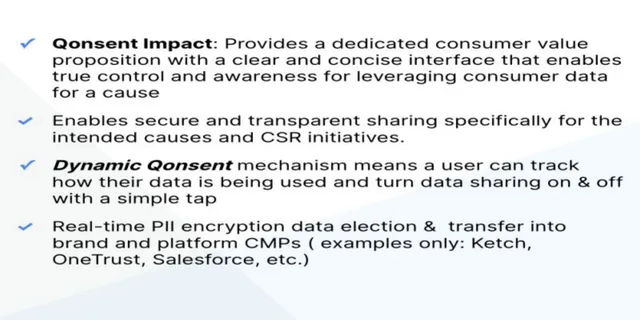 Product / solution slide 8 from Qonsent
