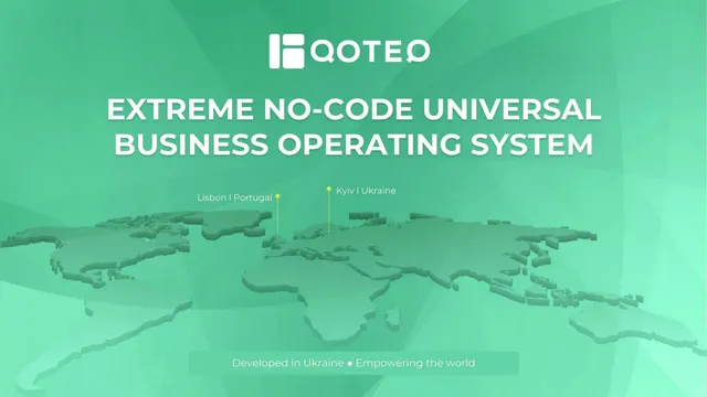 QOTEQ Investment pitch deck cover