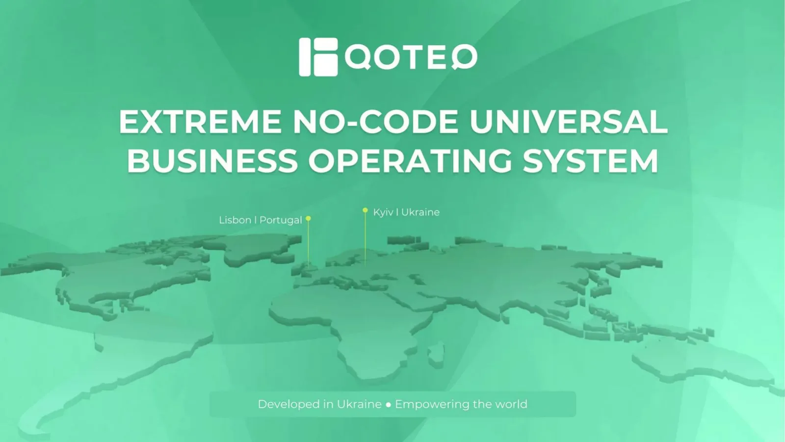 QOTEQ Investment pitch deck slide