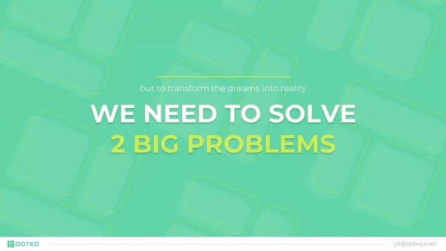 Vision slide 4 from QOTEQ Investment