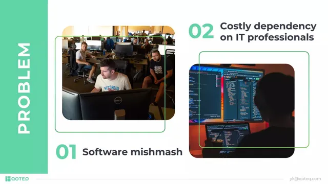 Problem slide 5 from QOTEQ Investment