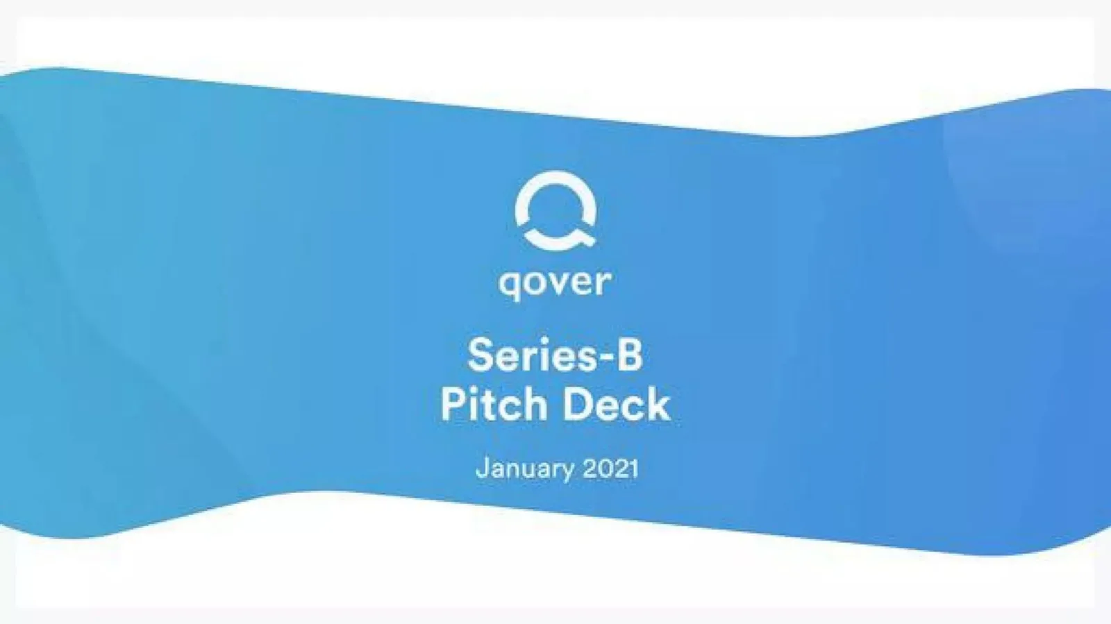 Qover pitch deck slide