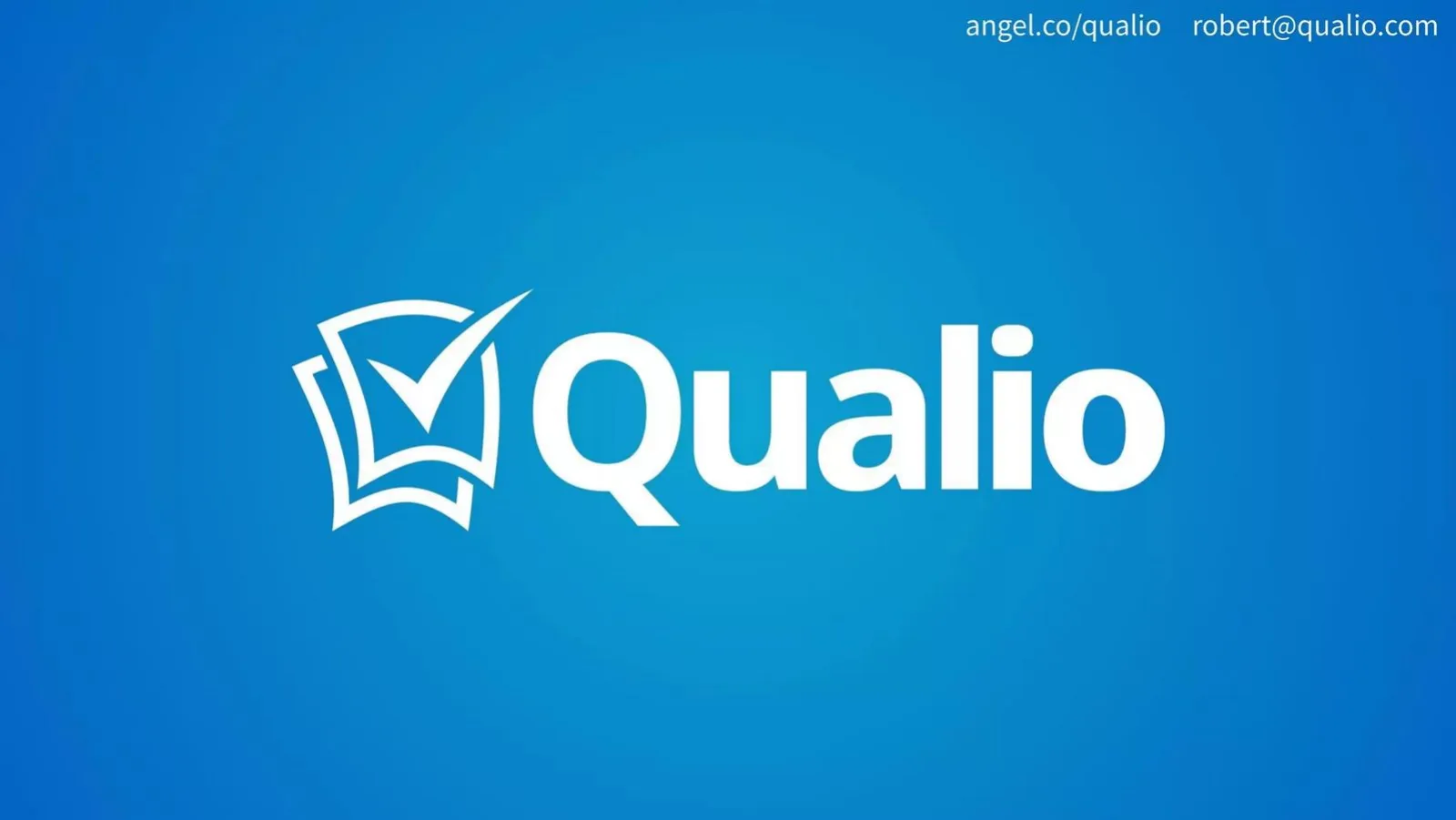 Qualio pitch deck slide