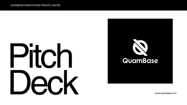 Quambase Innovations Private Limited pitch deck cover