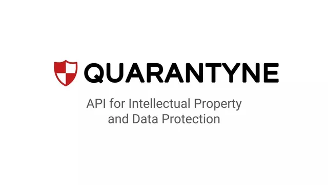 Quarantyne pitch deck cover