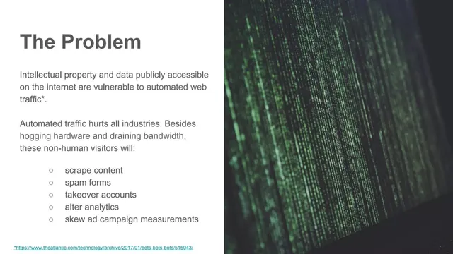 Problem slide 3 from Quarantyne
