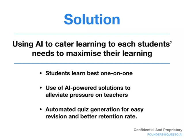Product / solution slide 4 from Questo AI