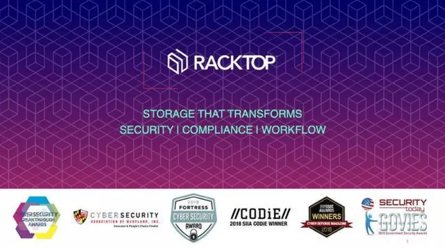 Cover slide 2 from RackTop Systems