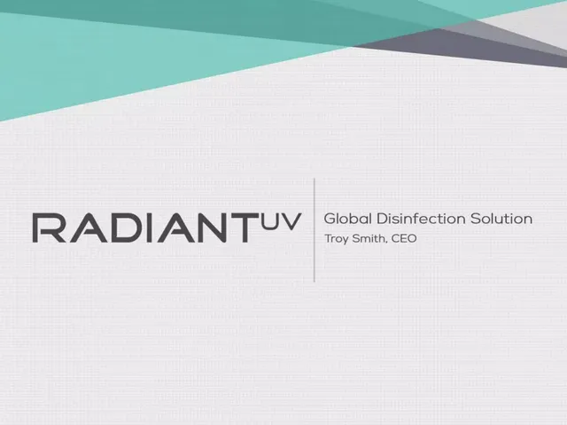 Radiant UV pitch deck cover