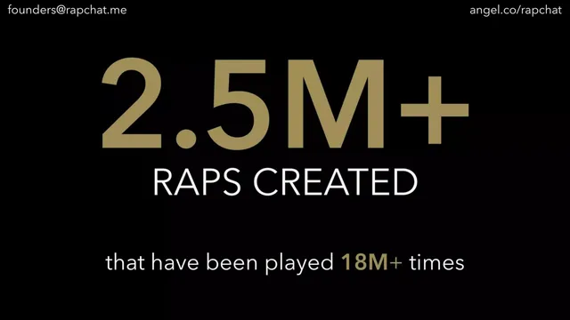 Traction slide 2 from Rapchat