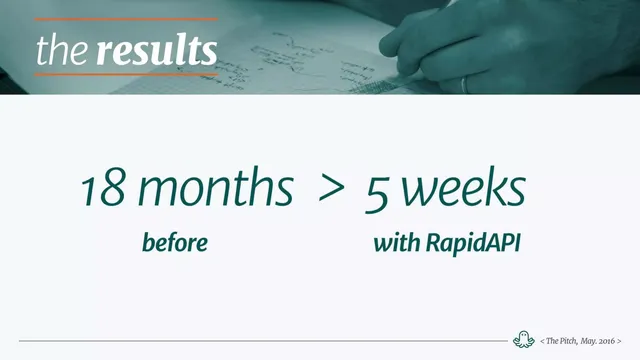 Traction slide 6 from Rapid API
