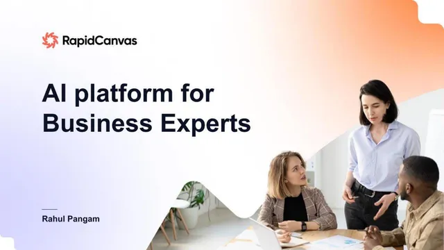 RapidCanvas pitch deck cover