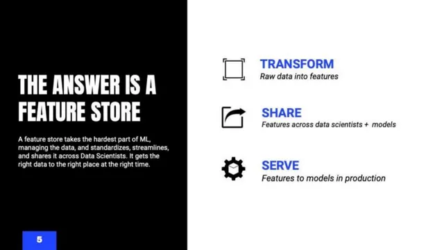 Product / solution slide 5 from Rasgo