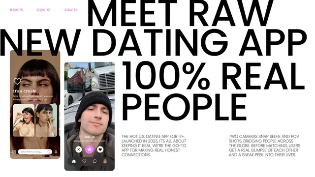 Product / solution slide 2 from RAW Dating App