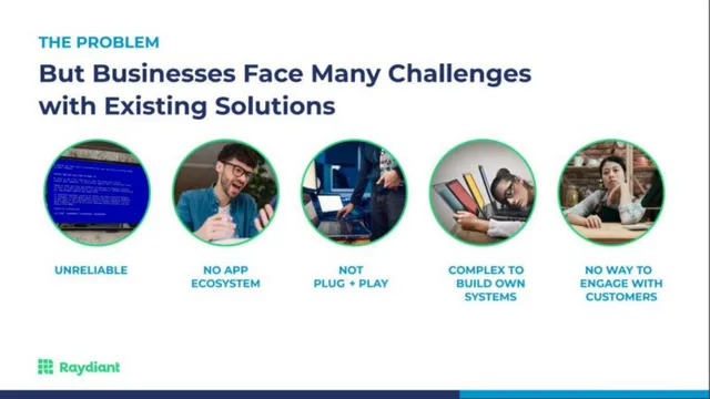 Problem slide 4 from Raydiant