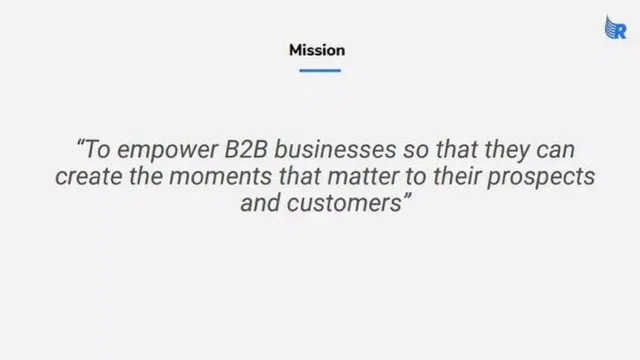 Vision slide 2 from Reachdesk