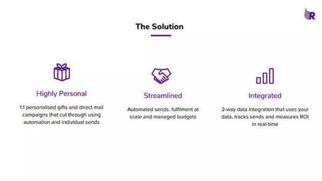 Product / solution slide 4 from Reachdesk