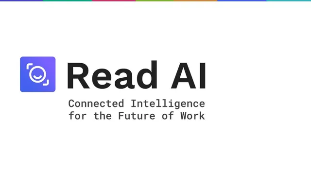 Read AI pitch deck cover