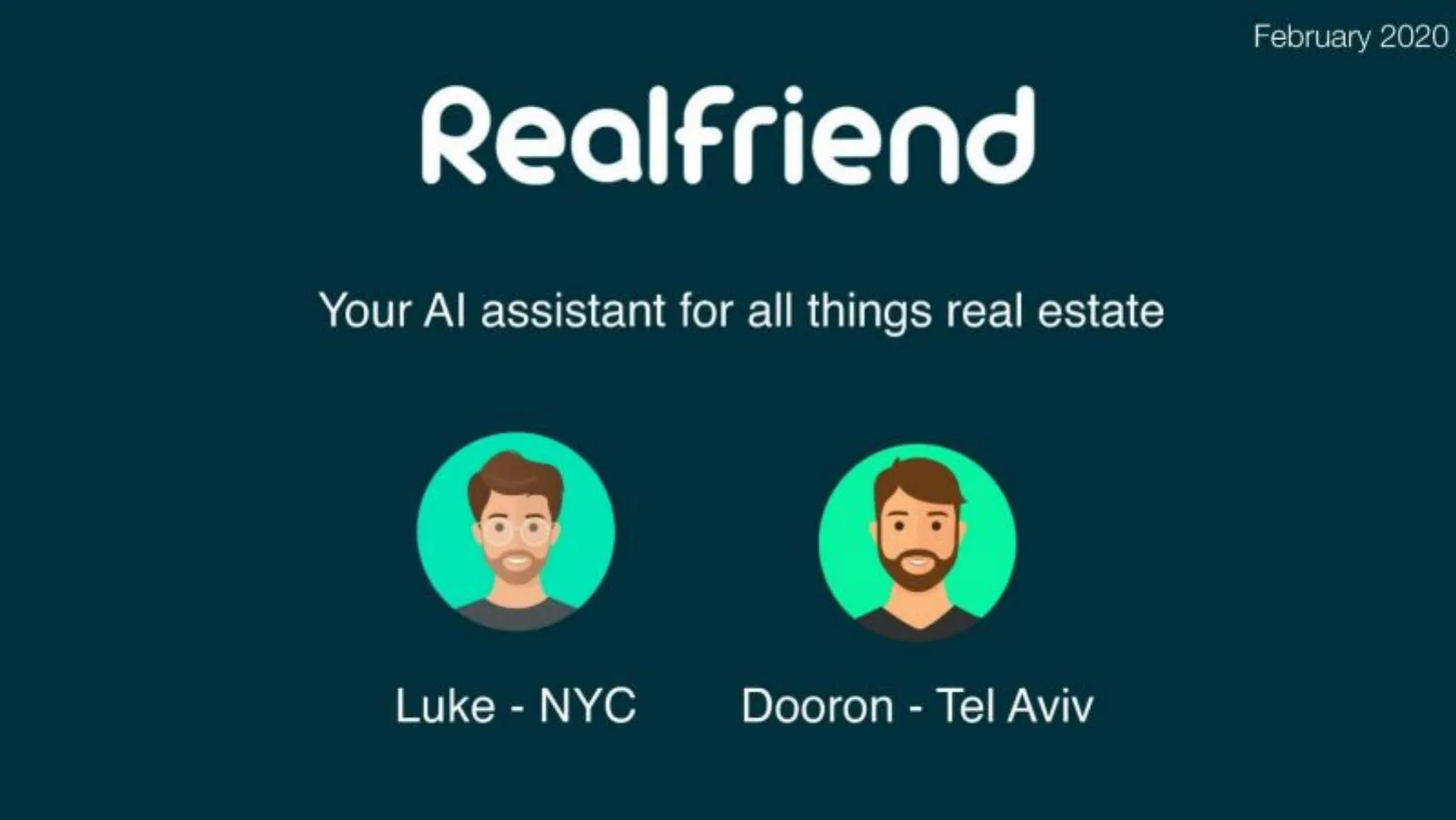 RealFriend pitch deck slide