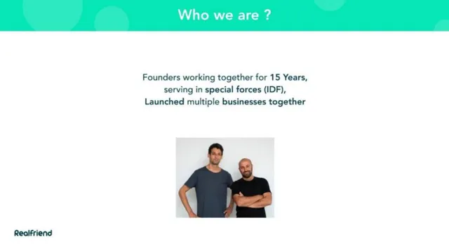 Team slide 2 from RealFriend