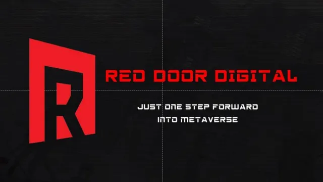Red Door Digital pitch deck cover