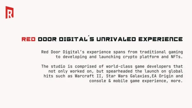 Company overview slide 7 from Red Door Digital