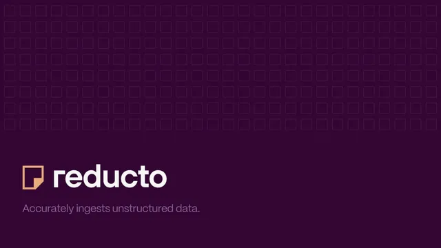 Reducto pitch deck cover