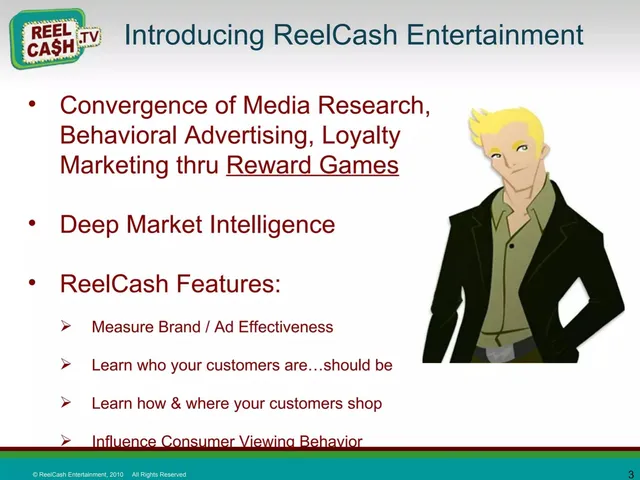 Product / solution slide 3 from Reel Cash Entertainment