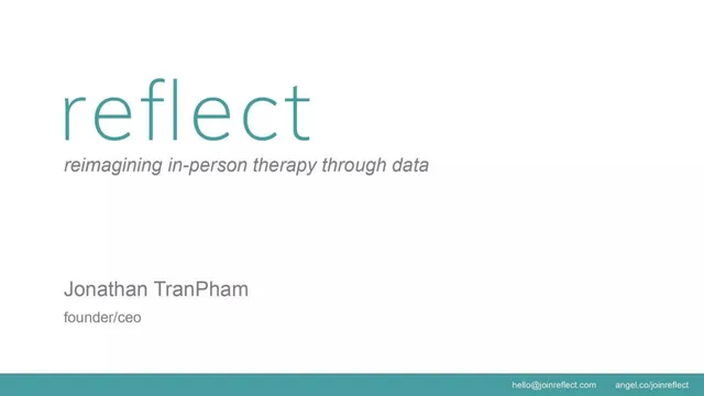 reflect pitch deck cover