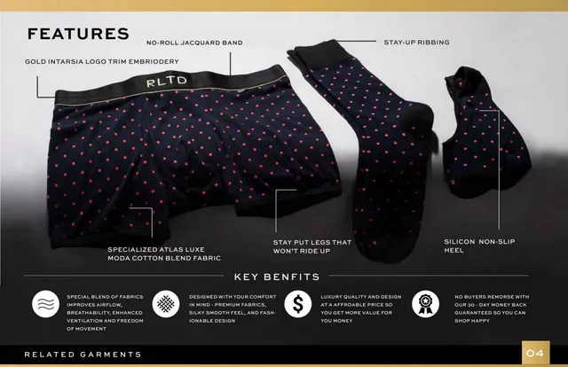 Product / solution slide 4 from Related Garments