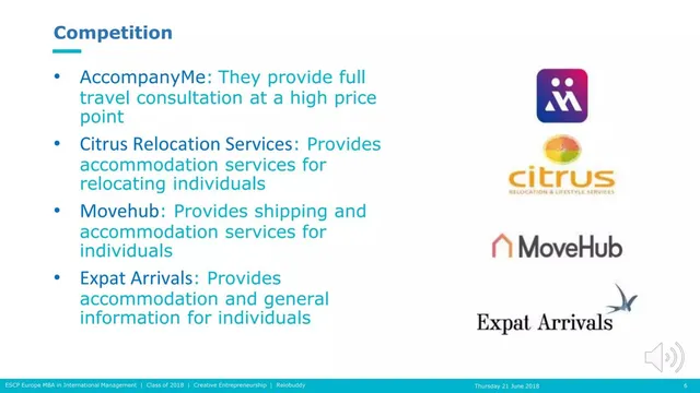 Competitors slide 6 from ReloBuddy