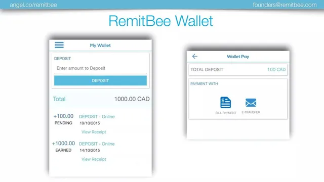 Product / solution slide 4 from RemitBee