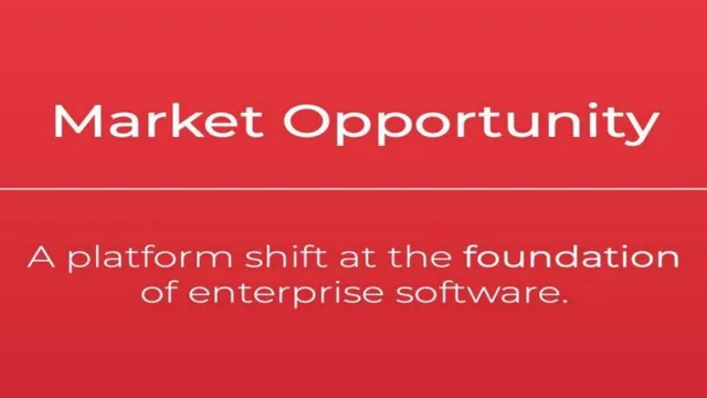 Market sizing / opportunity slide 3 from Replicated