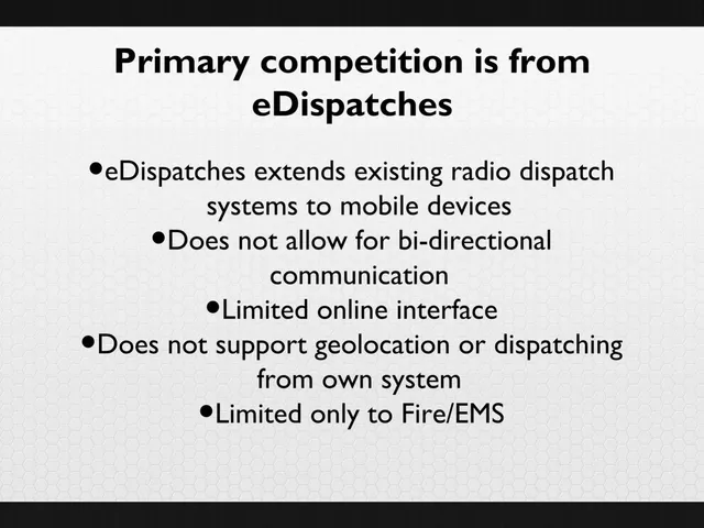 Competitors slide 9 from Resgrid
