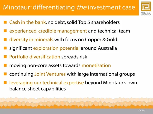 Company overview slide 3 from Minotaur Exploration Ltd