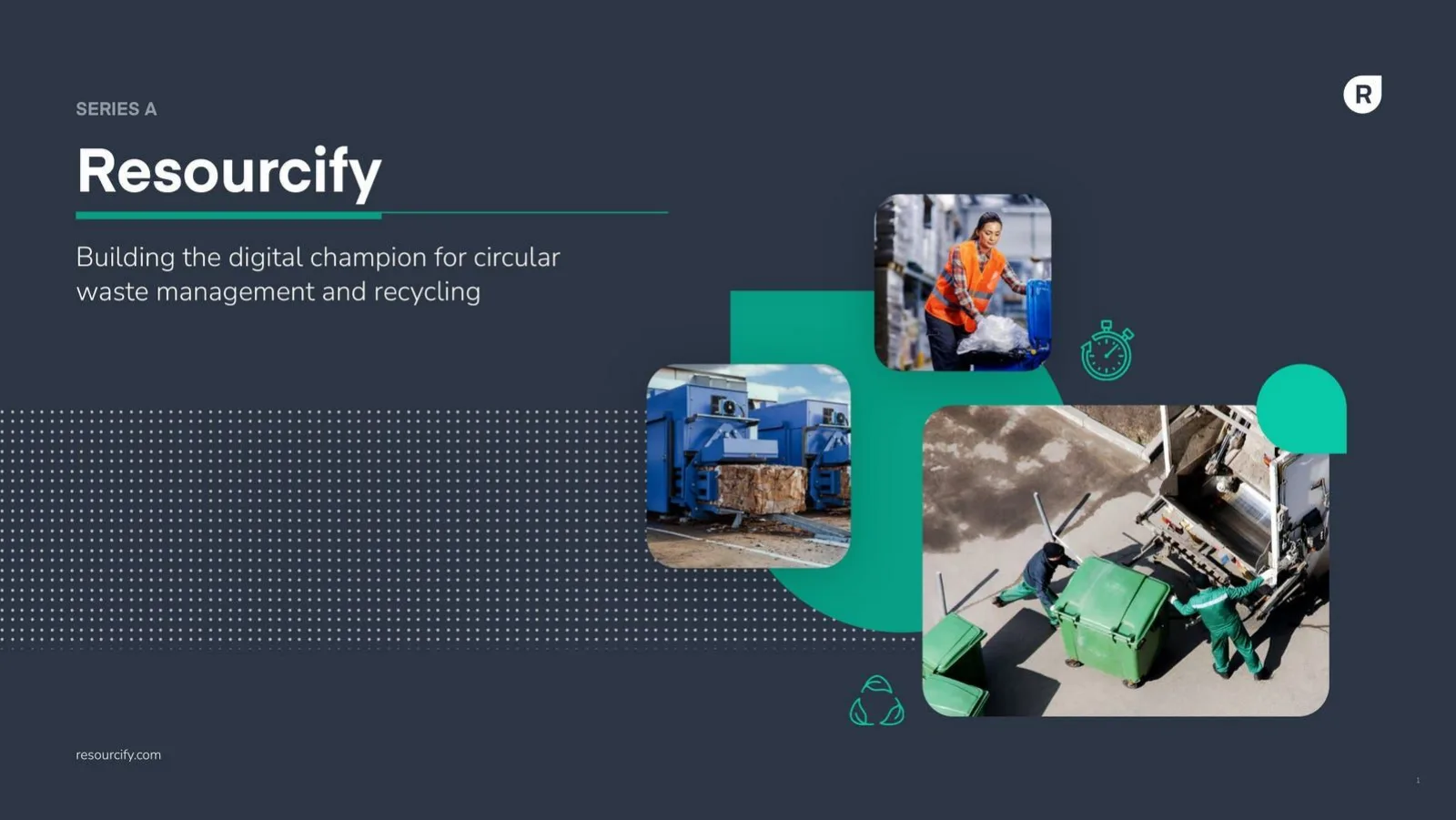 Resourcify pitch deck slide