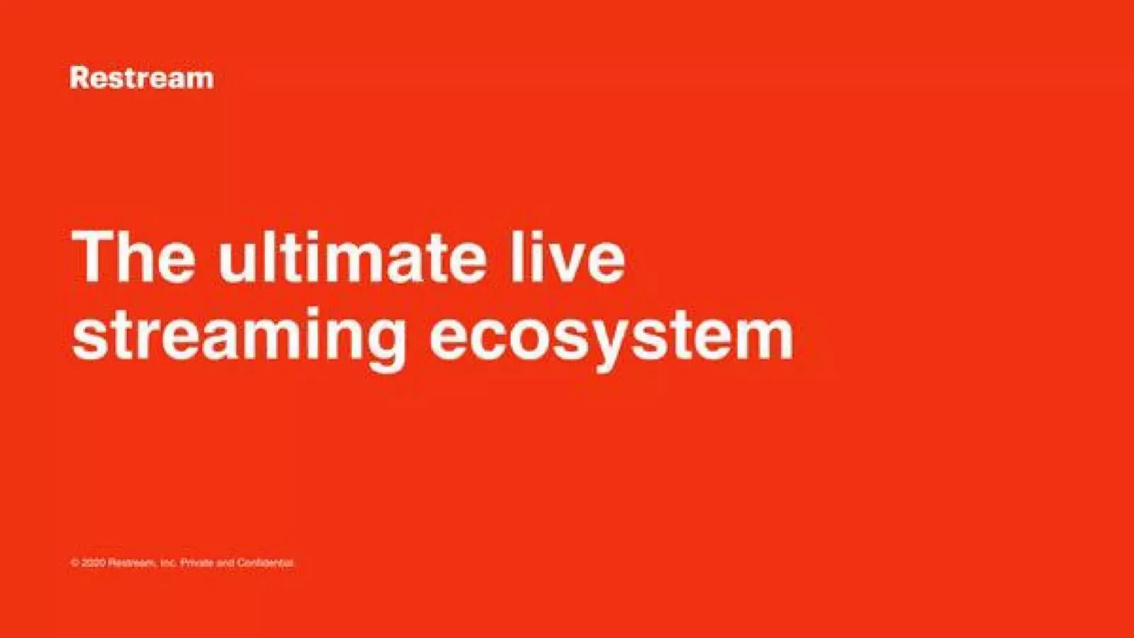Restream pitch deck slide