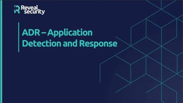 RevealSecurity pitch deck cover