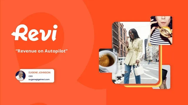 Revi pitch deck cover