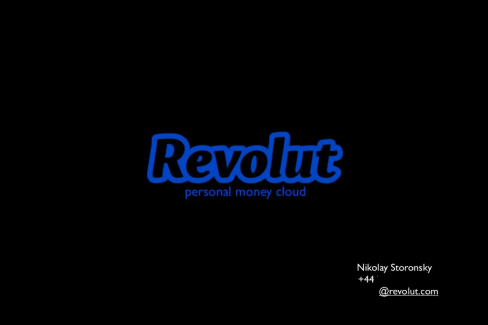 Revolut pitch deck slide