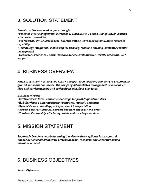 Product / solution slide 3 from Ridealux Ltd.
